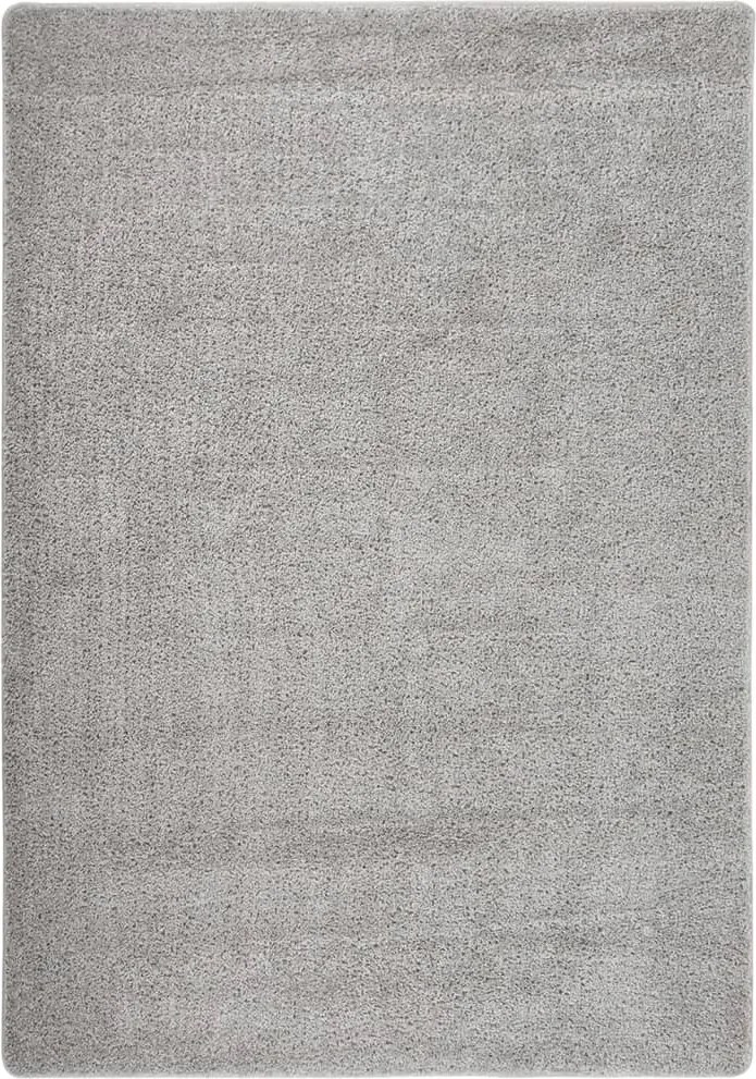 vidaXL Covor pufos, gri închis, 160x230 cm, antiderapant