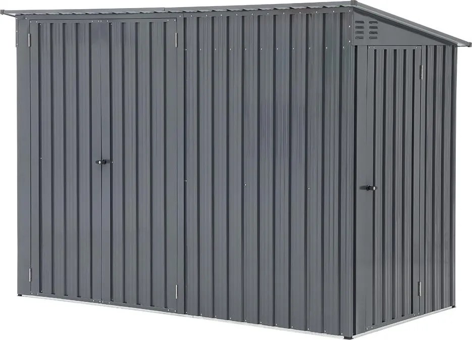 Căsuță de grădină pentru unelte Avenberg, 2,43 × 1,12 m, antracit