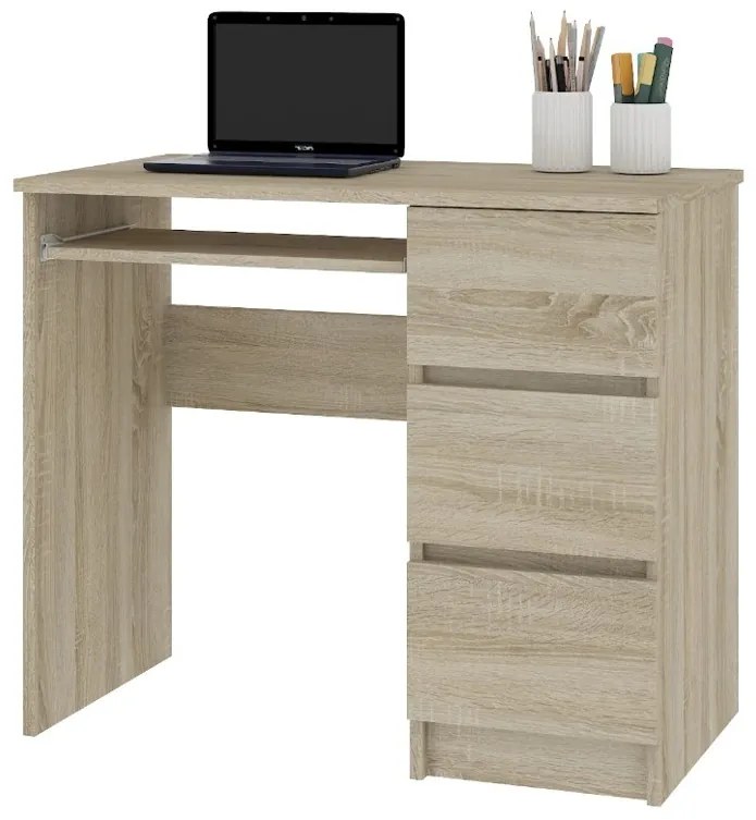 Expedo Birou KORDA A-6, 90x77x50, sonoma, dreapta