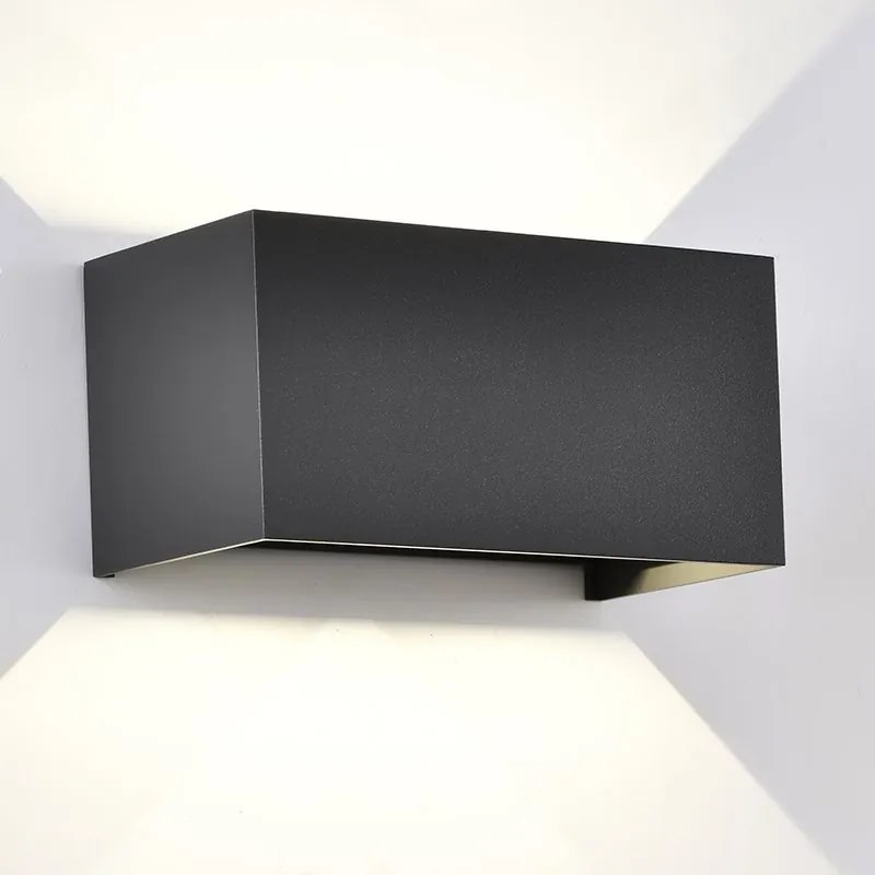 Aplica LED de perete iluminat exterior ambiental IP54 DAVOS DOUBLE