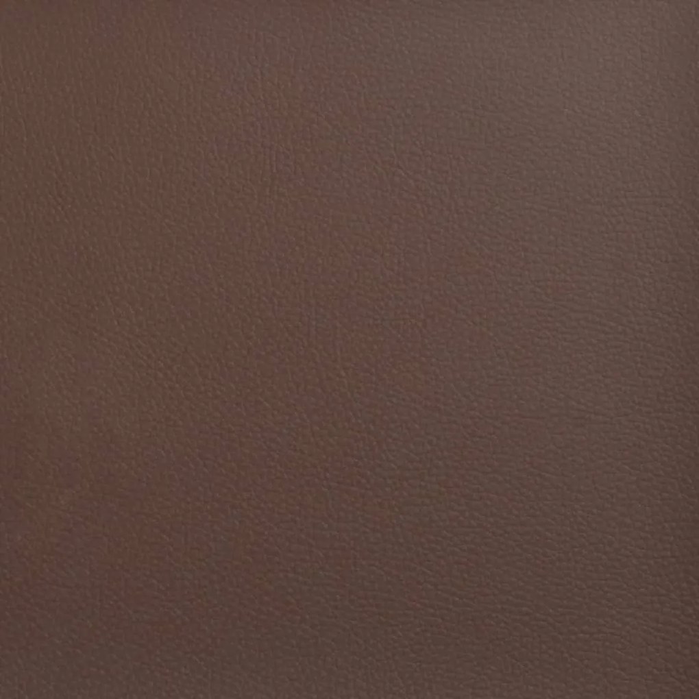 Canapea cu 2 locuri, maro, 120 cm, piele ecologica Maro, 152 x 77 x 80 cm