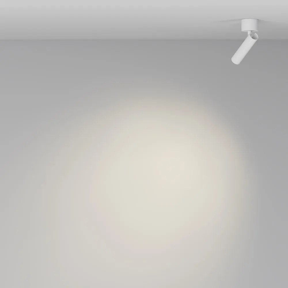 Spot LED aplicat directionabil Focus T alb