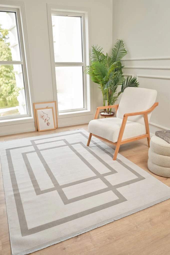 Covor Conceptum Hypnose 80/150 cm, Culoare: Crem Gri