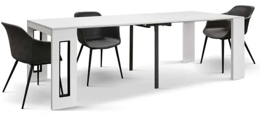 Consola extensibila tip masa Marina - ALB FRASIN - 295 cm/90cm - 12