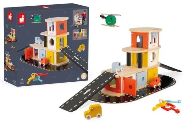 Janod - Garaj din lemn BOLID