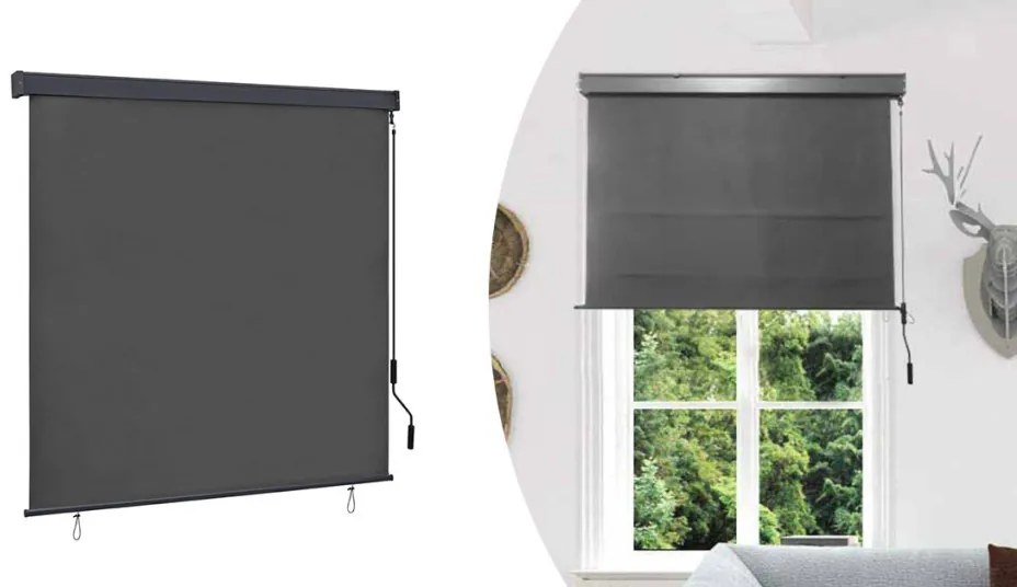 Copertina verticala, 1,3x2,5 m, gri