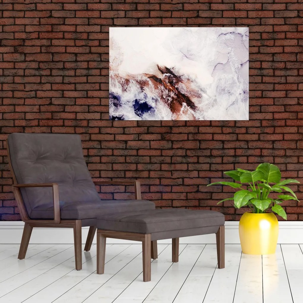 Tablou - Marmură violet N⁰1 (90x60 cm)
