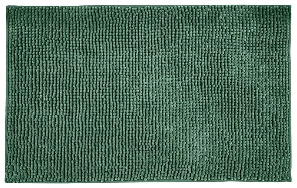 Covoraș de baie verde închis din material textil 50x80 cm Chenille – Allstar