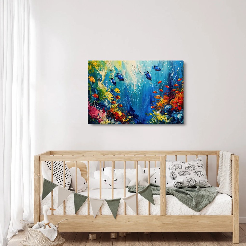Tablou - Pictura lumii subacvatice (90x60 cm)