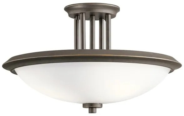 Lustră aplicată Kichler KL-DREYFUS-SFOZ DREYFUS 3xE27/60W/230V bronz