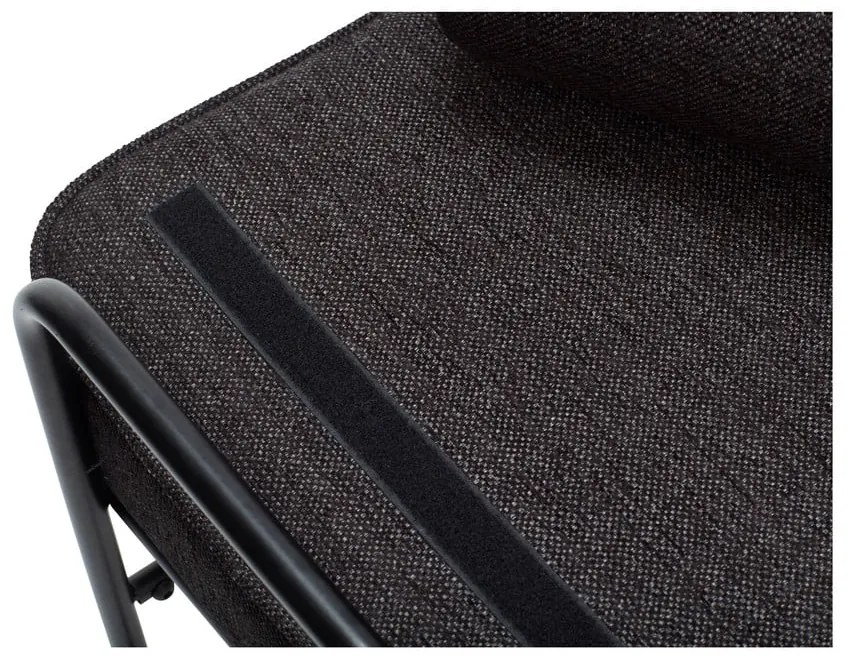 Bancă tapițată / Divan cu pernă Hübsch Pipe, maro