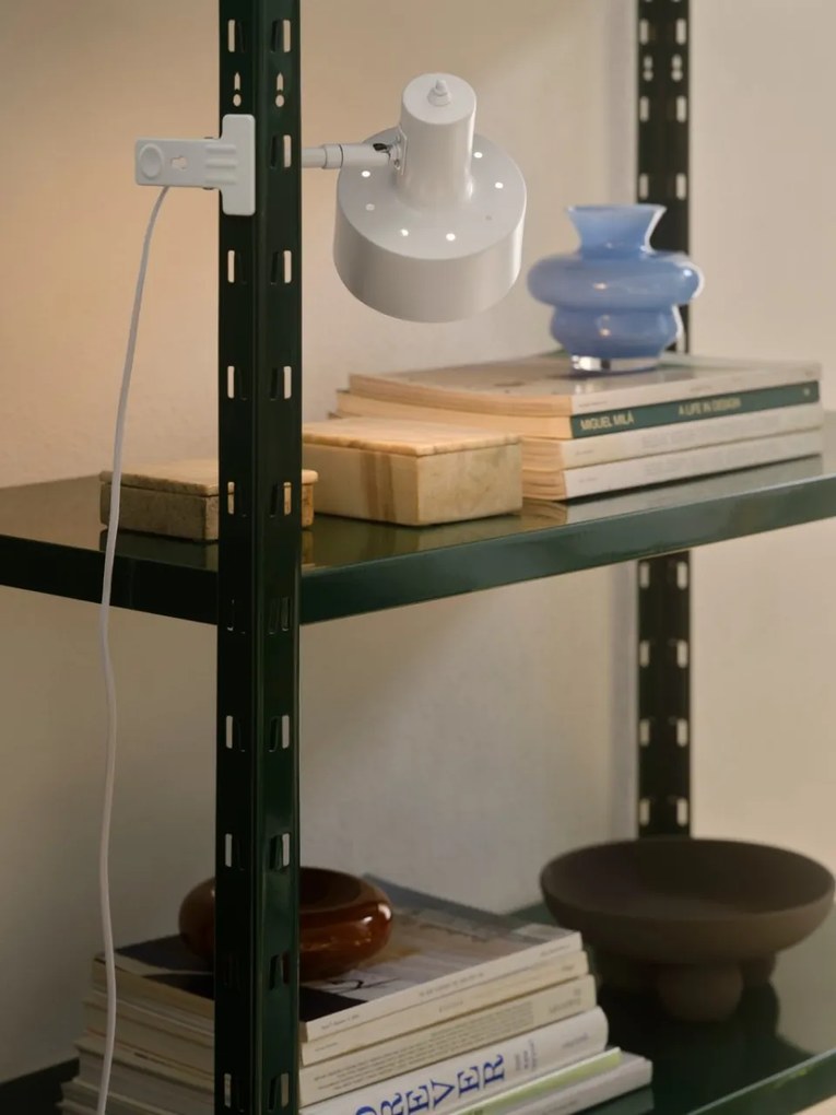 Veioza/ Lampa cu clips/ clema de birou Matis alb