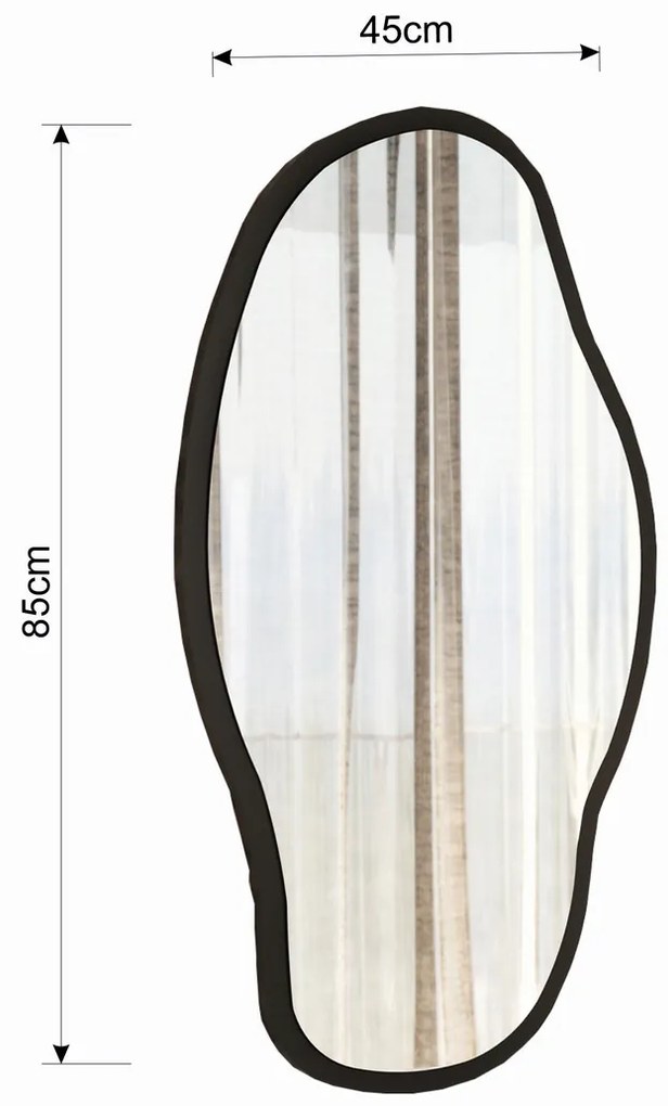 Oglinda Couldy Transparent 45 x 85 cm