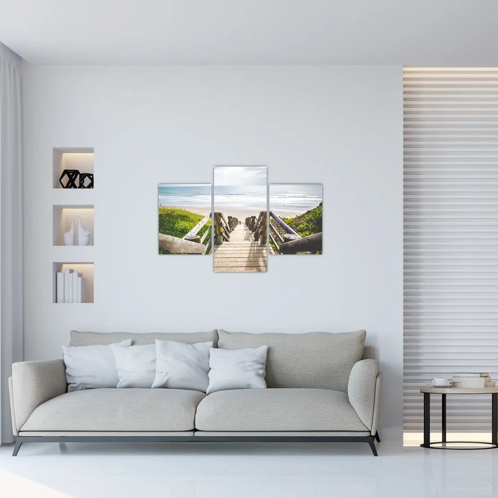 Tablou - Intare pe plaja (90x60 cm)