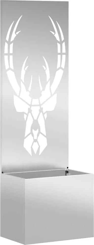 vidaXL Ecran de intimitate pentru grădină Argintiu 50 x 140 cm