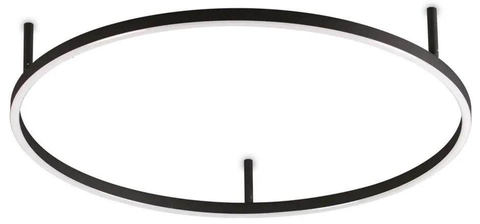 Lustra LED design geometric Oracle slim pl d070 round 4000k on-off negru
