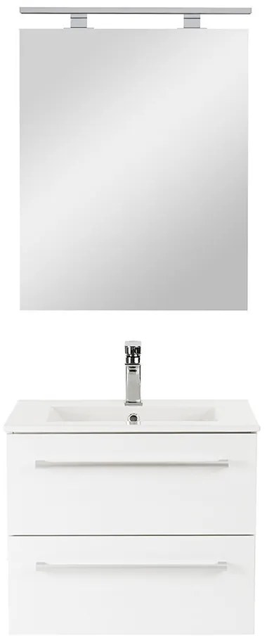 Mobilier complet de baie Vario Clam 60 alb-alb