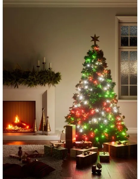 Nanoleaf N7102K02-25HSL-LEDRGBW — ghirlandă LED, 300 LED, 2×12 m, RGBW, 2700–6500 K, Wi‑Fi, IP67