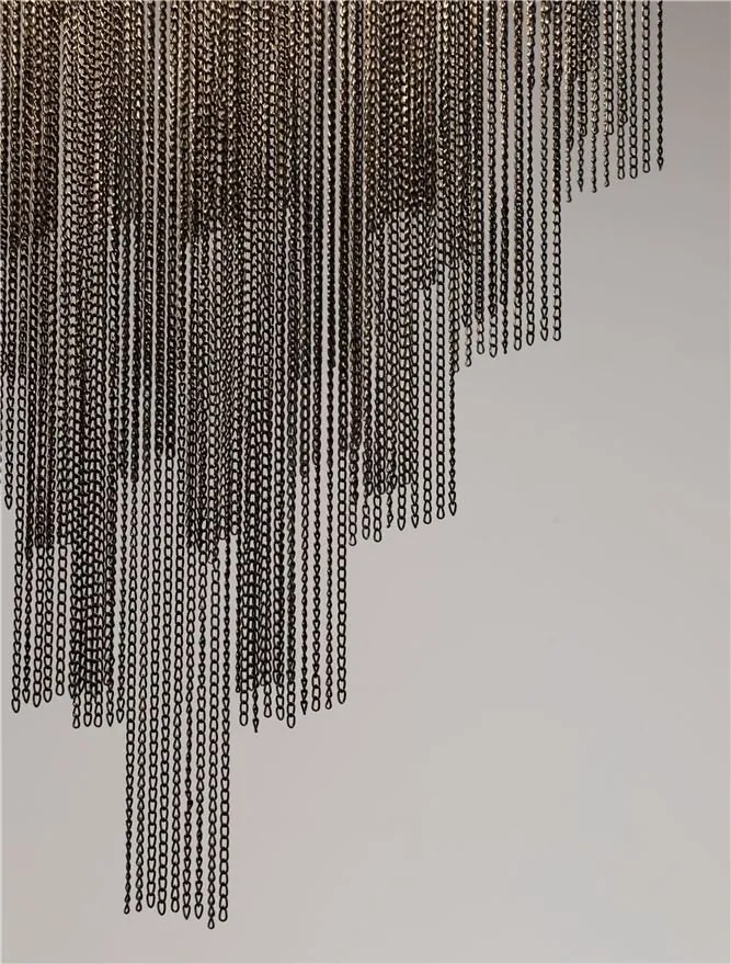 Lustra LED suspendata design modern REVIA negru