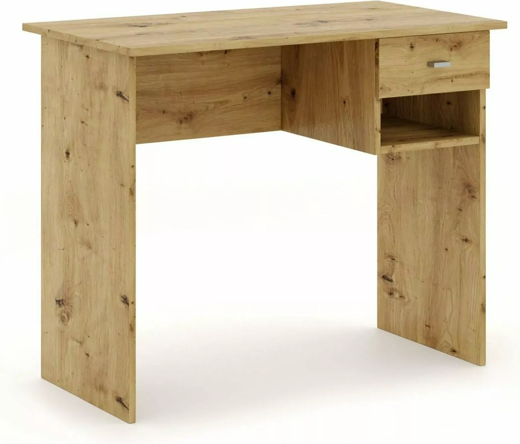 Birou cu blat in decor stejar artisan B-011