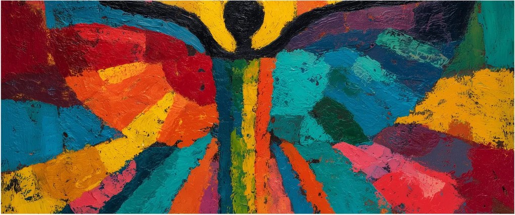Tablou - Înger pictat (120x50 cm)