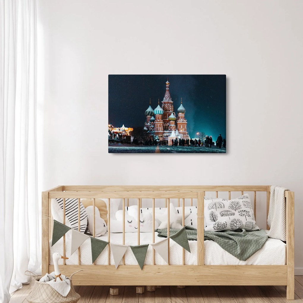 Tablou construcției din Rusia (90x60 cm)