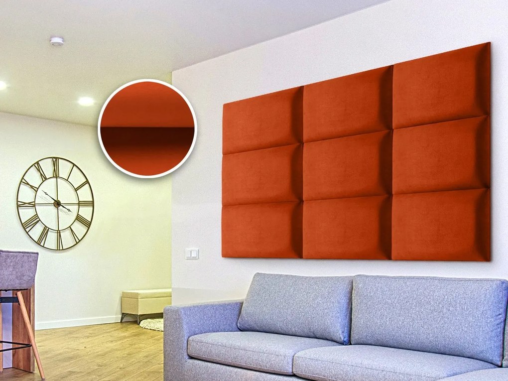 Panou tapițat Soundless 40x30 cm (portocaliu). 1068522