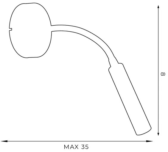 Veioză flexibilă ARDEN 1xG9/8W/230V alb