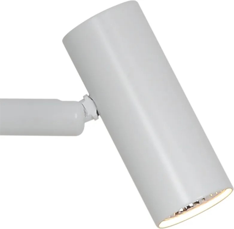 Aplica de perete cu spot LED directionabil Omari Round alb