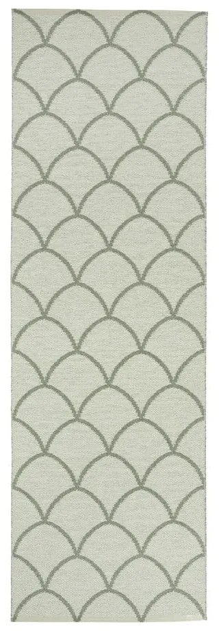 Covor tip traversă pentru interior și exterior verde 70x225 cm Kotte Army Sage – Pappelina