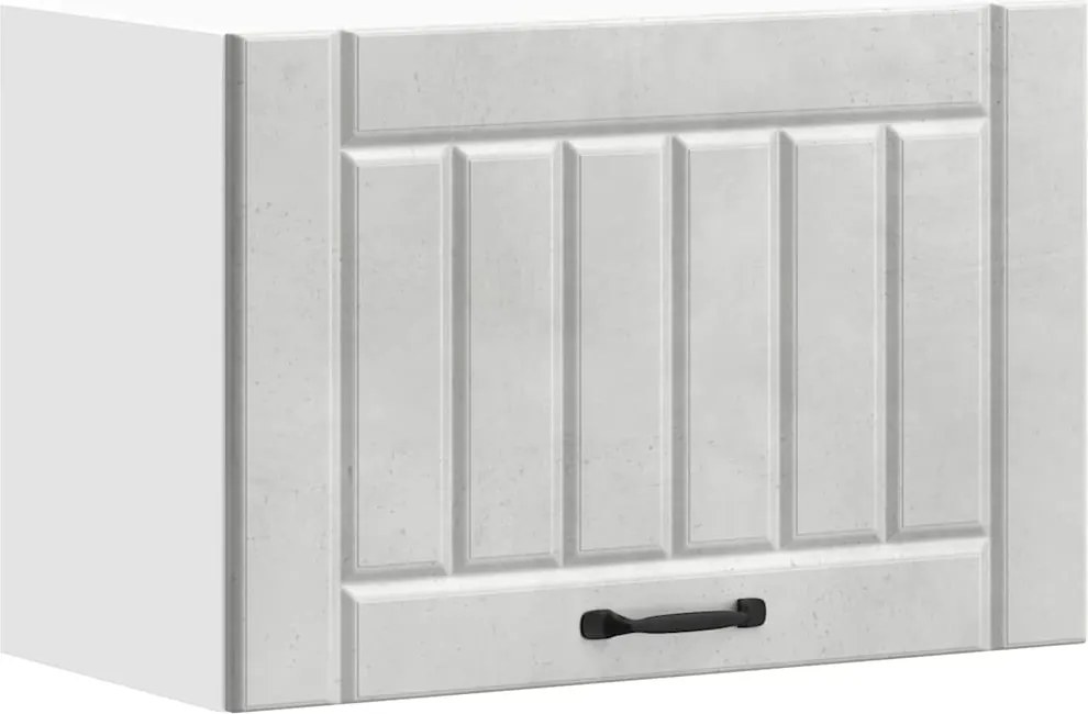 vidaXL Dulap de bucătărie „Lucca” Lemn prelucrat gri beton