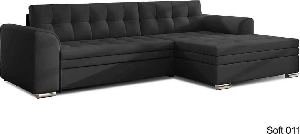 Colțar lemn masiv Extensibil Cali 270x165cm Personalizabil - Soft 17, Stânga