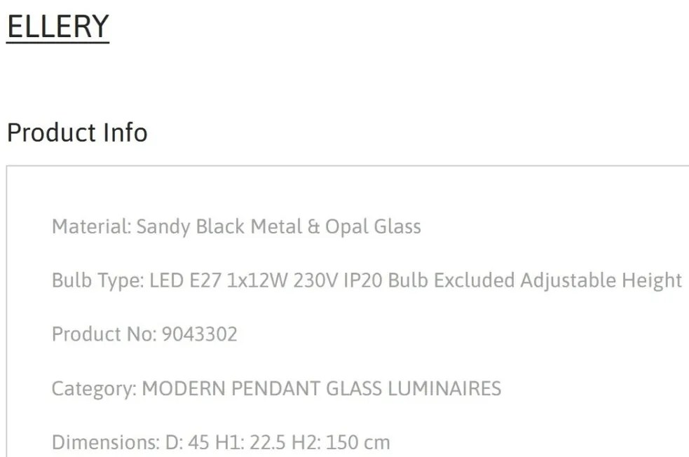 Lustra/Pendul design modern decorativ ELLERY