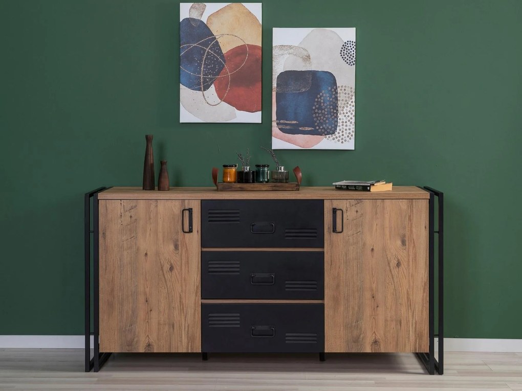 Set mobilier living Cosmopolitan 22 (atlantic pin + negru). 1089427