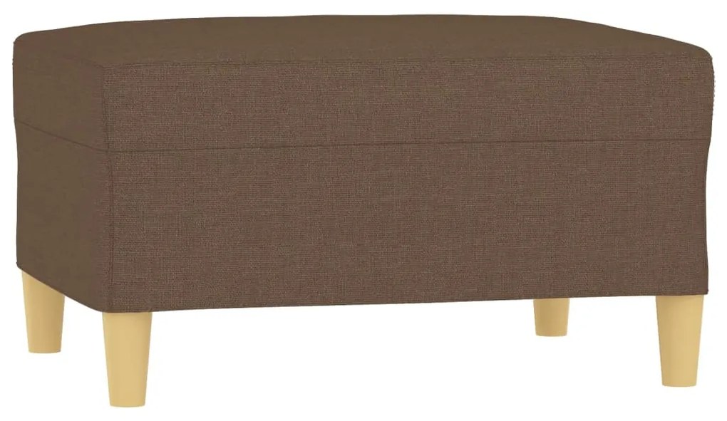 349274 vidaXL Taburet, maro, 70x55x41 cm, material textil