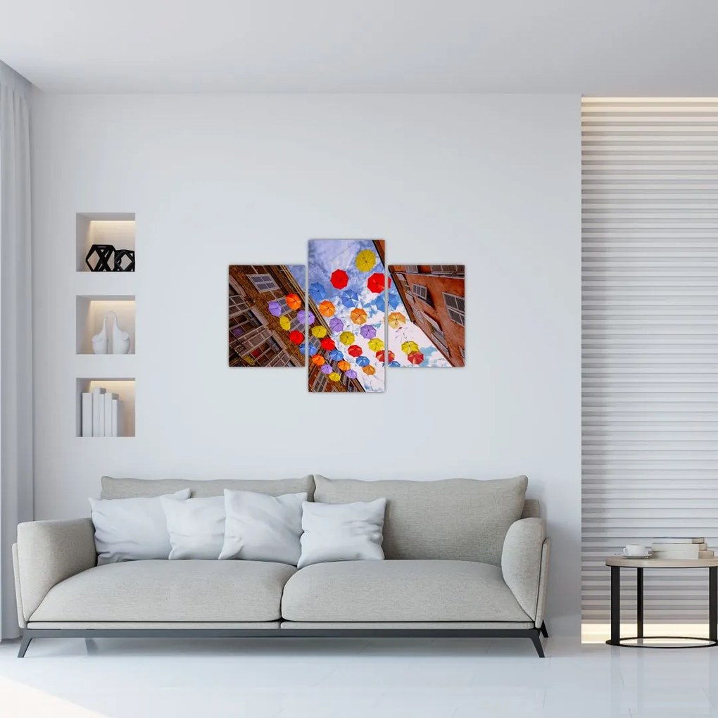 Tablou - Umbrele colorate (90x60 cm)