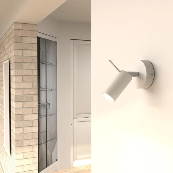 Spot de perete PRESTON 1xGU10/40W/230V alb