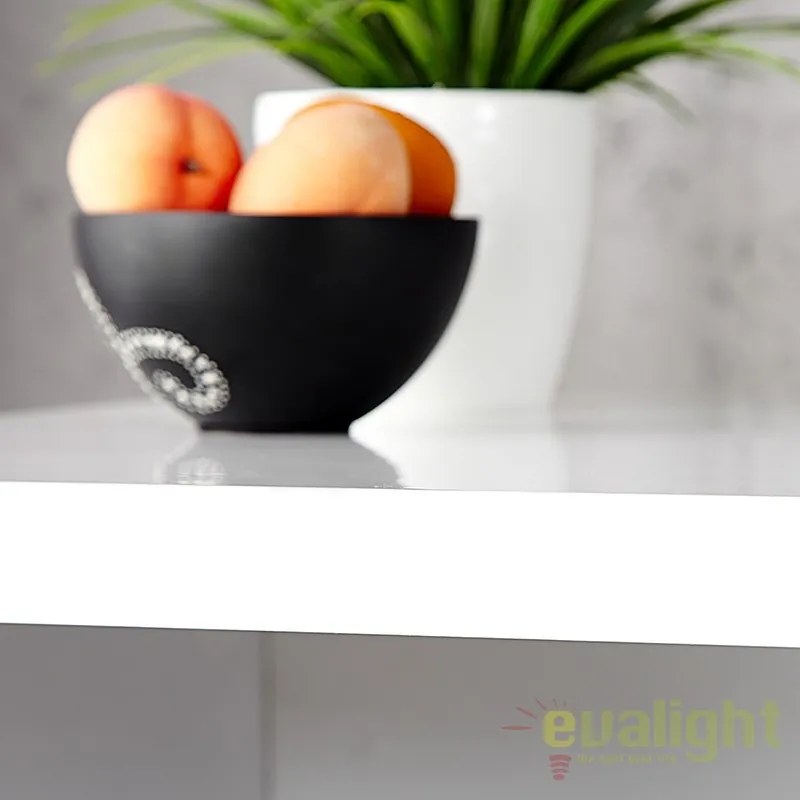 Birou modern alb, simplu si elegant, Fast Trade 140cm A-36024 VC