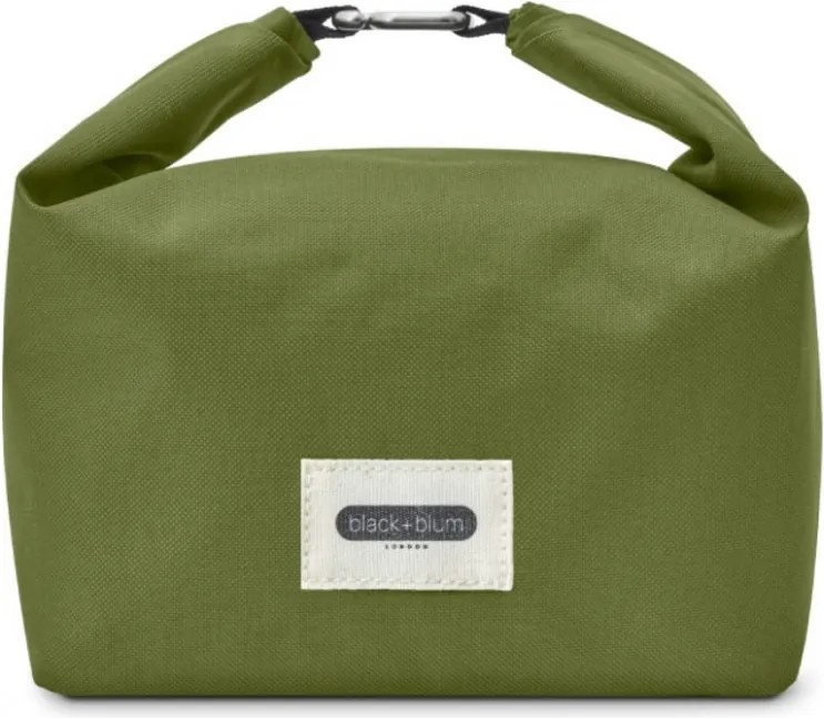 Geanta termoizolanta pentru pranz Black+Blum LBB019, 6,7 L, 33,5 x 15,5 x 31 cm, Impermeabila, Inchidere rulata, Maner de transport, Fara BPA, Verde