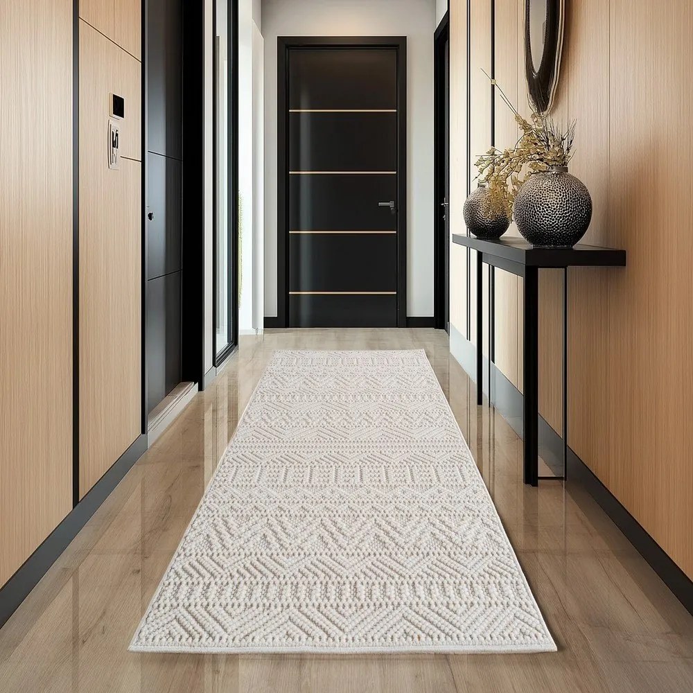 Covor crem 80x150 cm Helix 2202 – Ayyildiz Carpets