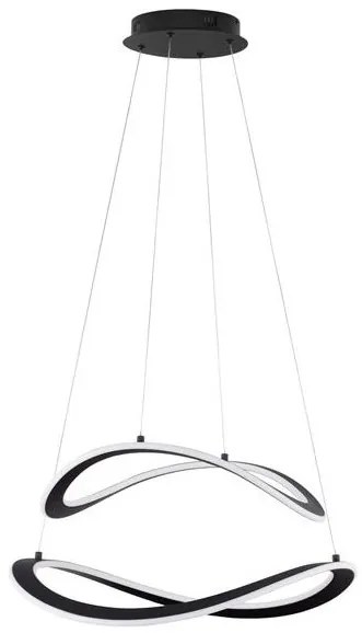 Lustra LED suspendata Celestia negru