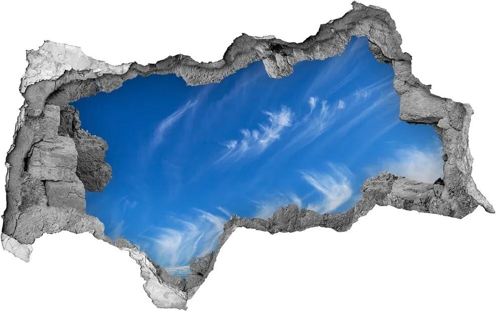 Autocolant 3D gaura cu priveliște Cer albastru