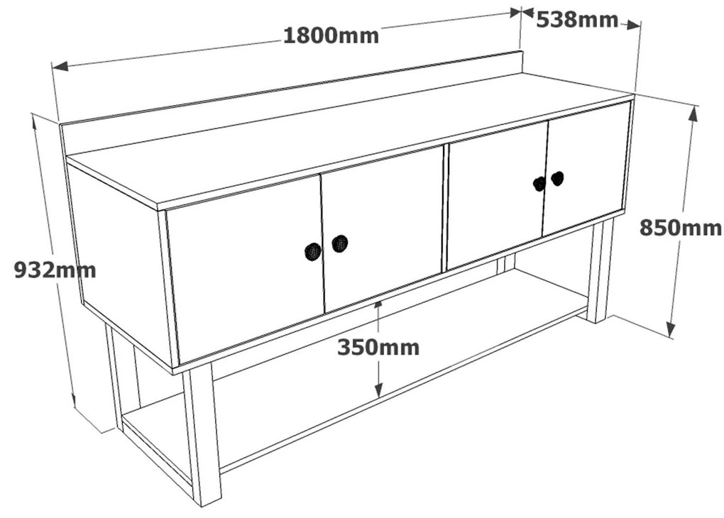 Dulap Menauras 4 (Nuc + antracit). 1106471