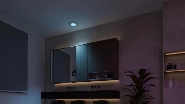 Philips - Set de 2 corpuri de iluminat LED RGBW dimabile pentru baie, încastrate Hue SLIM LED/8,3W/230V IP44