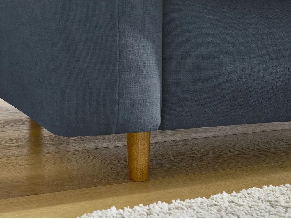 Canapea albastru-închis pentru dormitul zilnic/extensibilă 200 cm Cocoone – Bobochic Paris