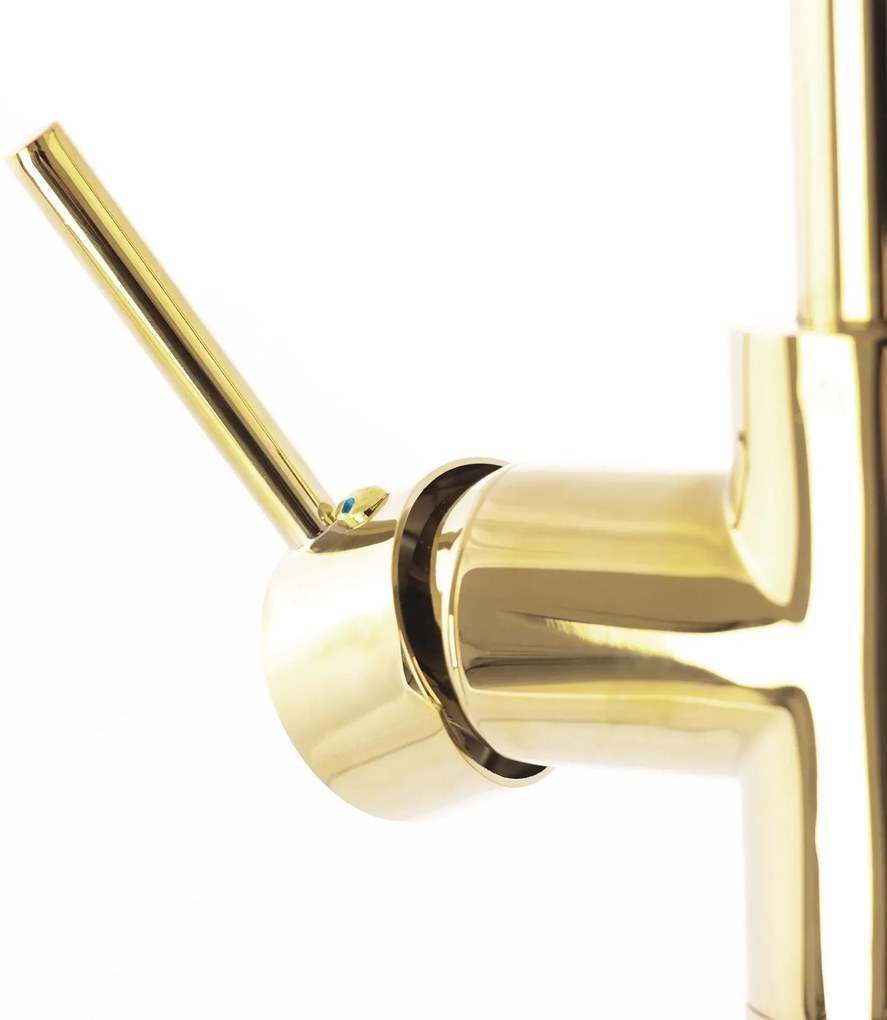 Baterie pentru cada Freestanding Rea Lungo Ortis Auriu Gold
