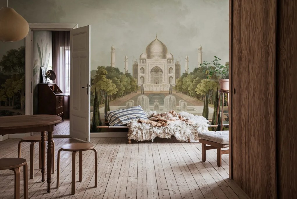 Fototapet, Palace Garden, Green, Rebel Walls
