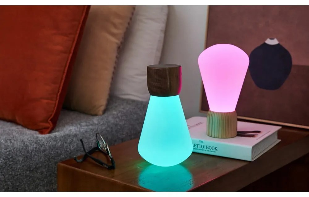 Veioză cu luminozitate reglabilă (înălțime 13 cm) Pentagon – Gingko