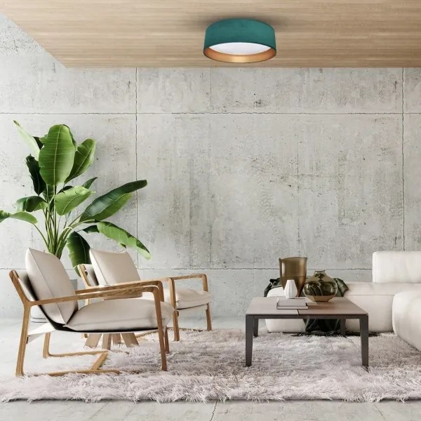 Plafonieră LED RONDO LED/18W/230V verde