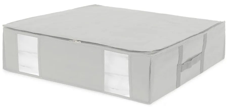 Cutie de depozitare pentru haine din material textil cu vacuum și pereți întăriți Granit – Compactor